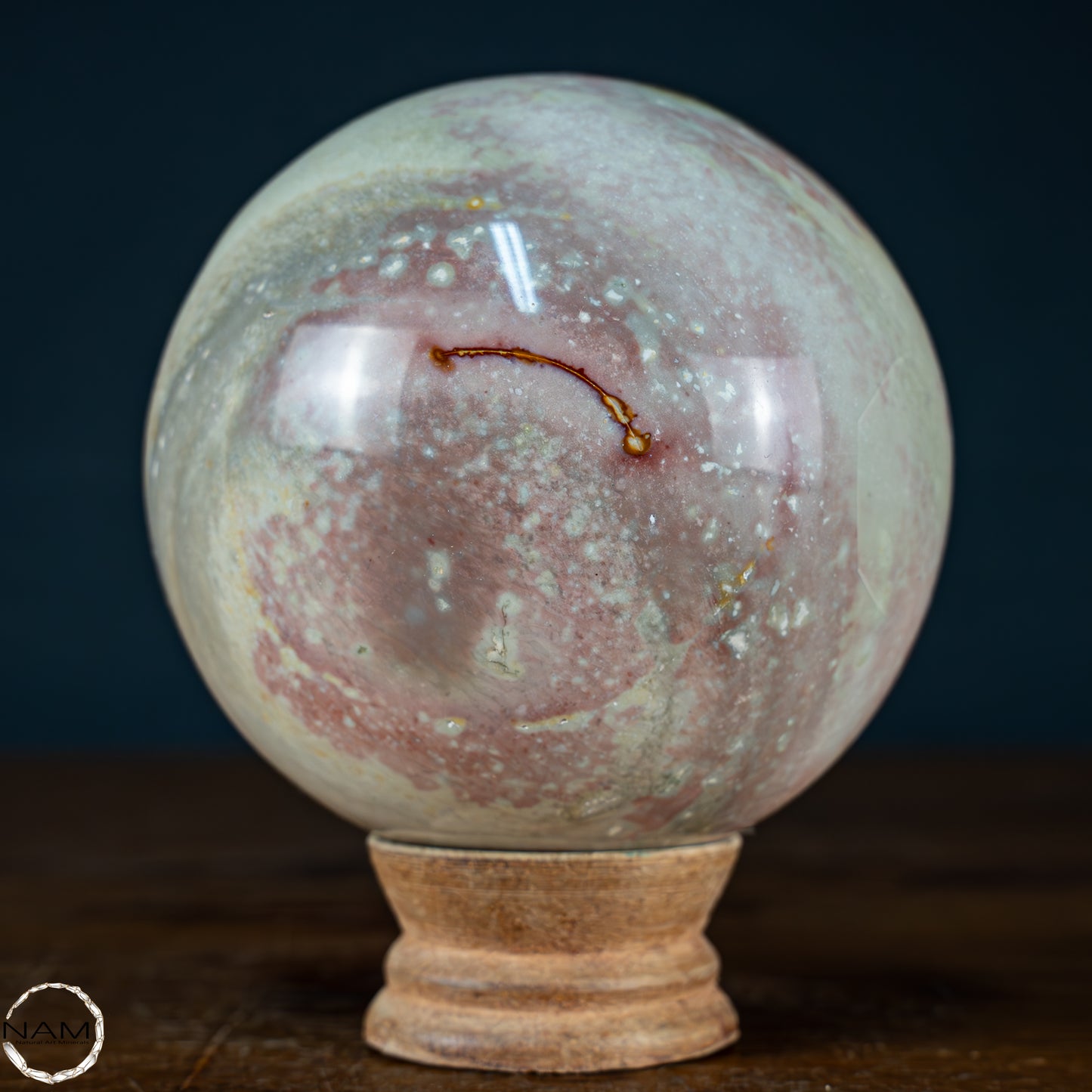 Natürliche Polychrome Jaspis Kristall-Kugel - 1057,91g