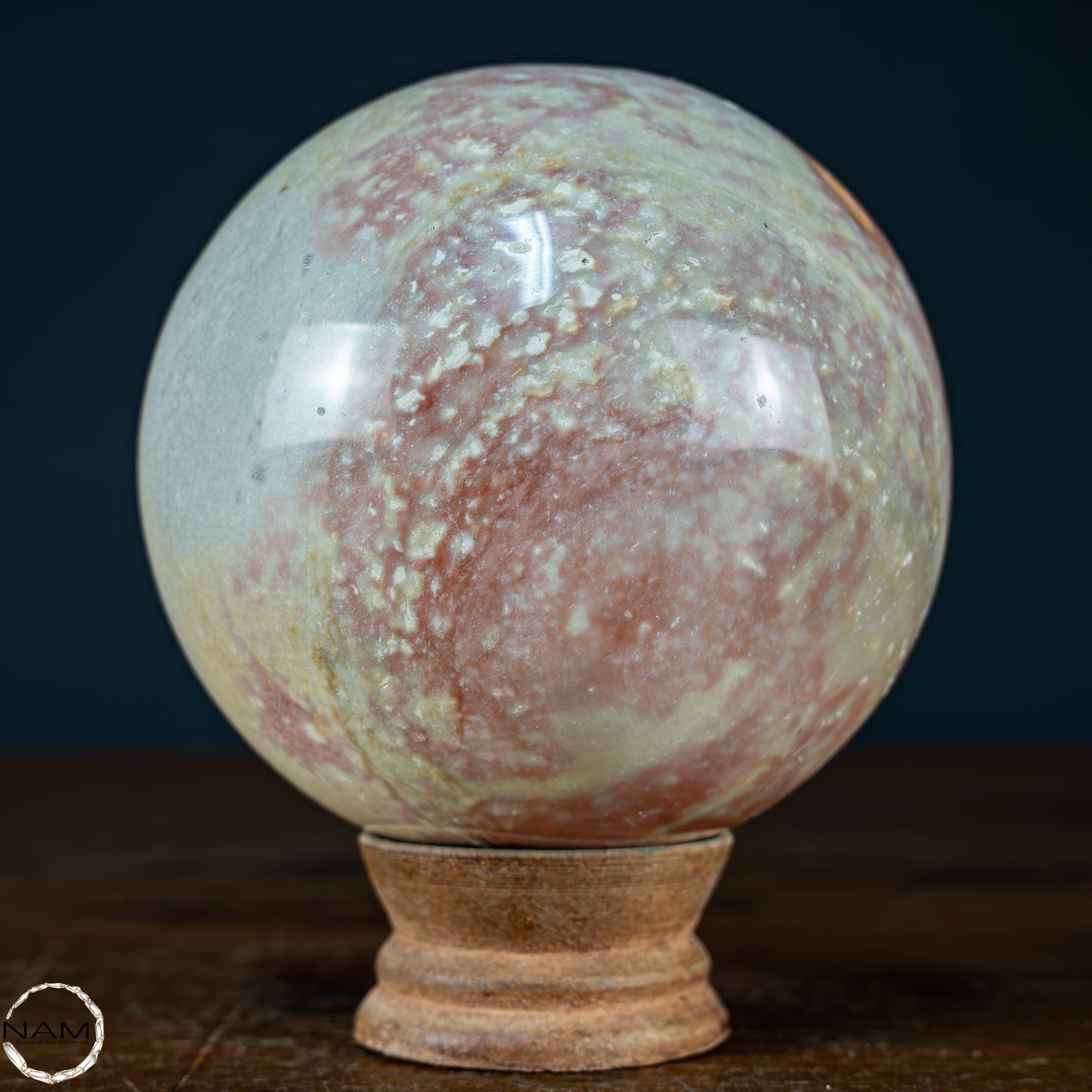 Natürliche Polychrome Jaspis Kristall-Kugel - 1057,91g