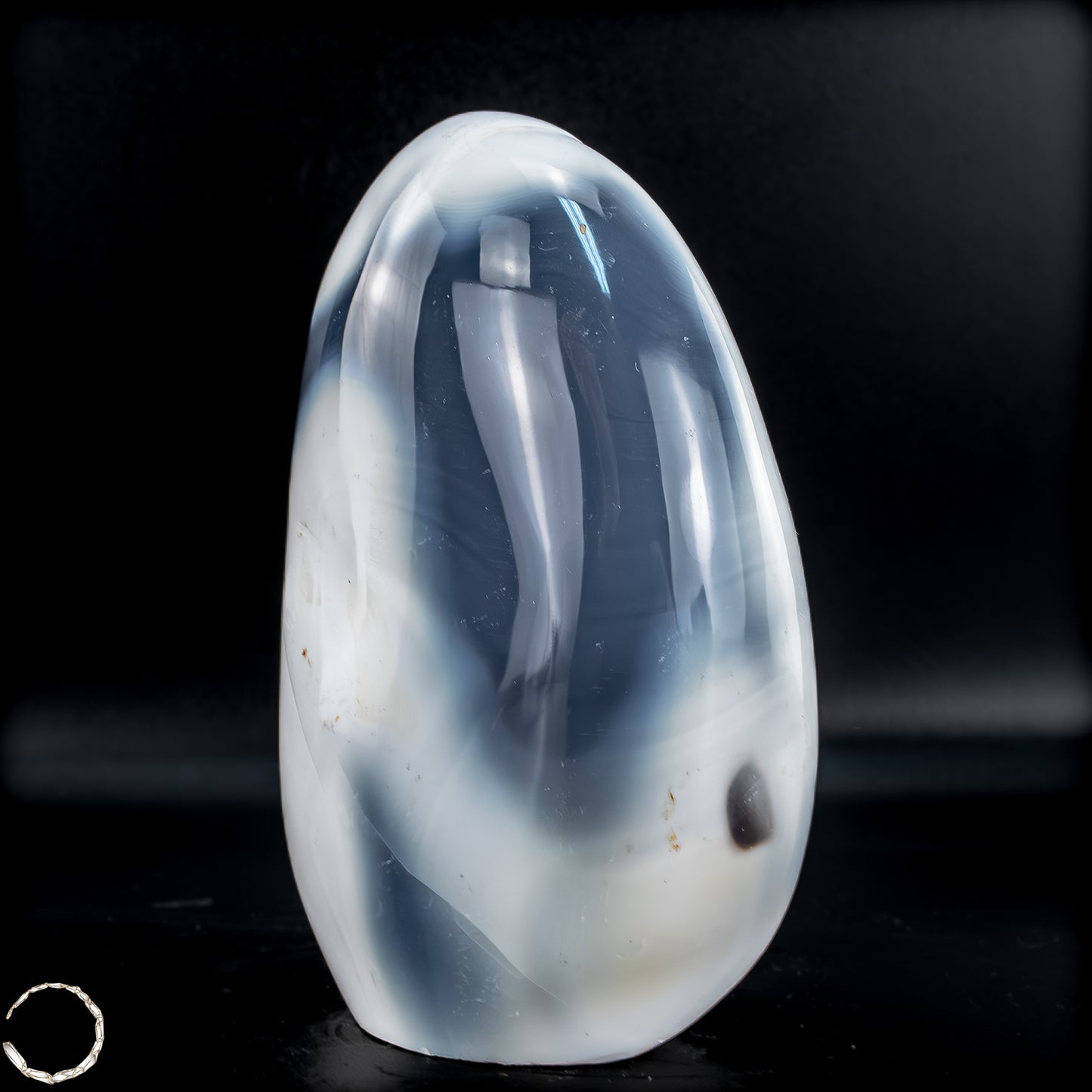 Natürliche Orca-Achat Kristall Freiform aus Brasilien - 719,51g