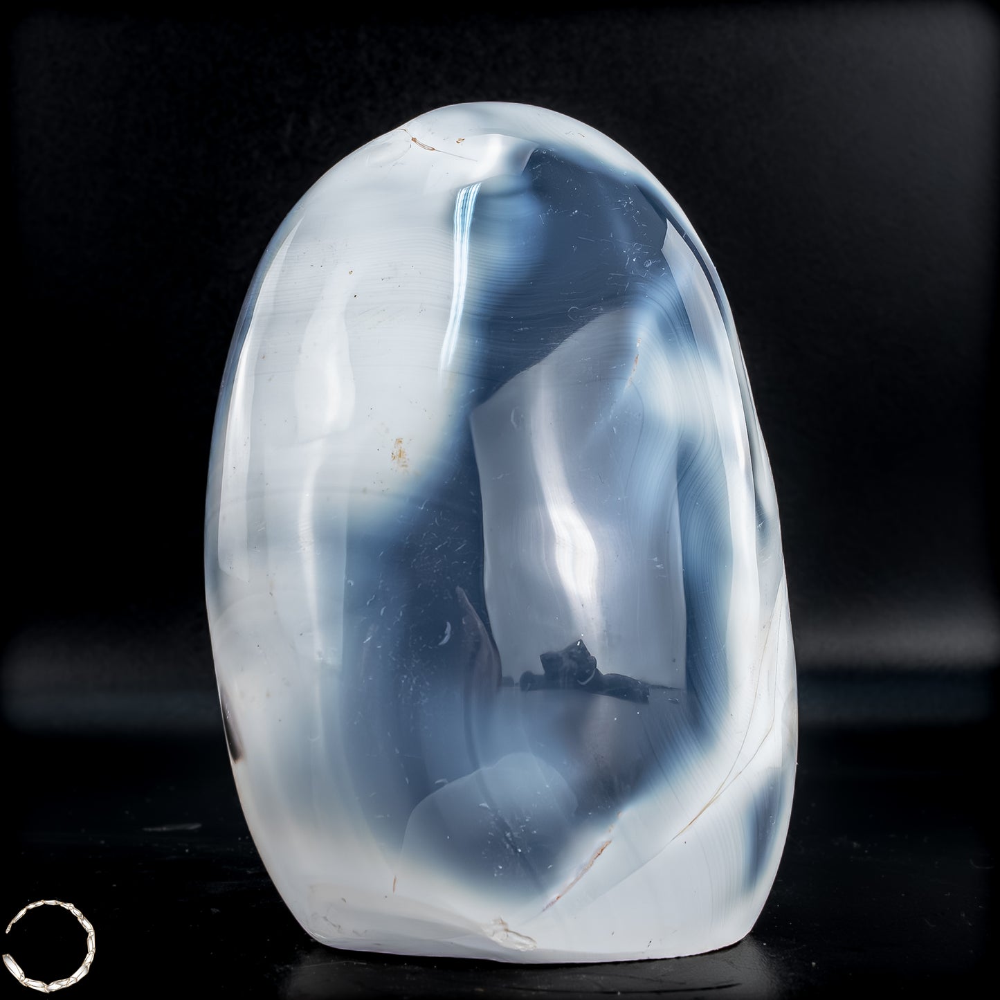 Natürliche Orca-Achat Kristall Freiform aus Brasilien - 719,51g