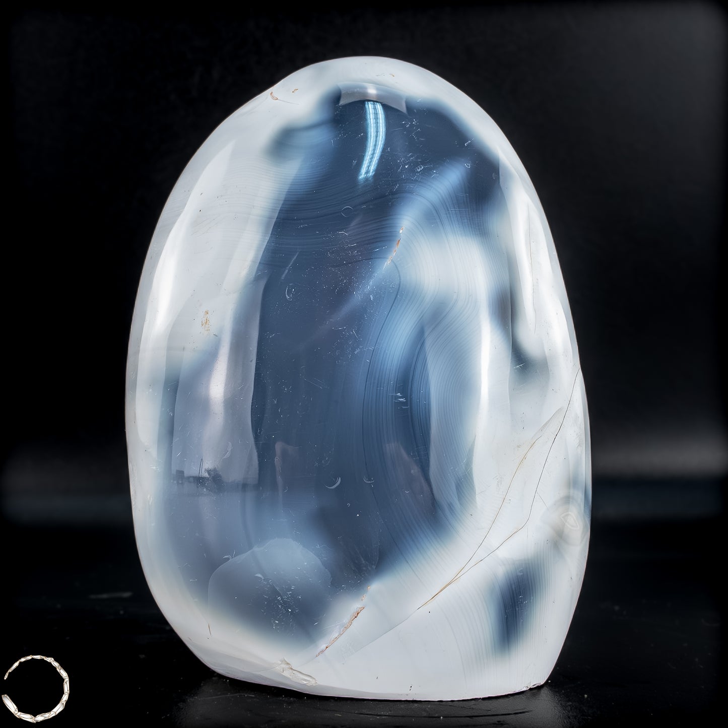 Natürliche Orca-Achat Kristall Freiform aus Brasilien - 719,51g