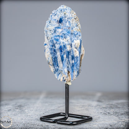 Natürlicher Kyanit-Kristall Cluster auf Ständer aus Brasilien - 411,65g