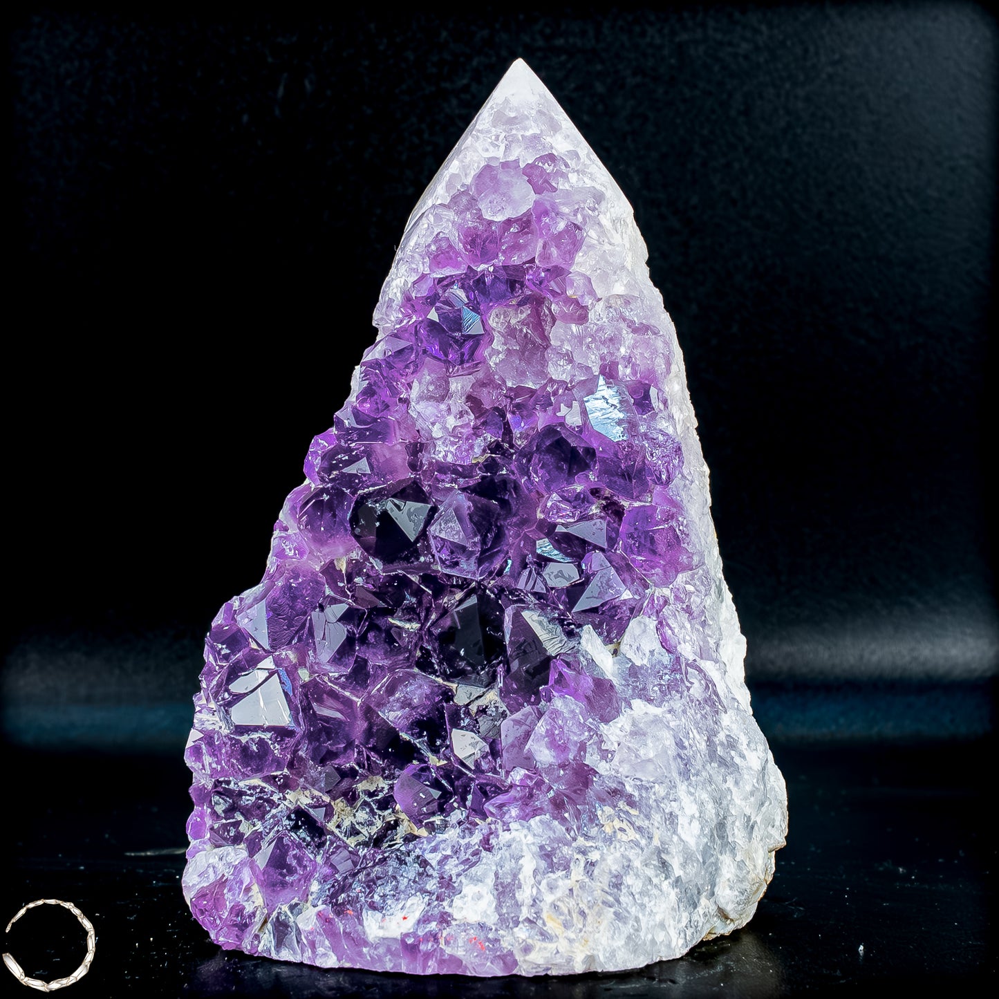 Natürliche Amethyst-Kristall Druse/Spitze - 649,46g