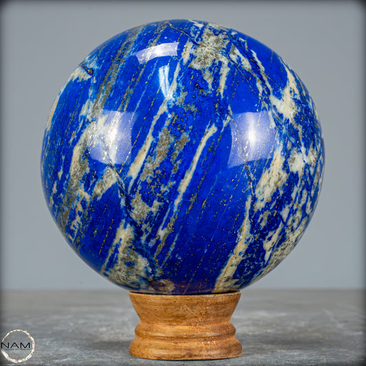 Natürliche Lapislazuli-Kristall-Kugel - 2002,78g - 115mm