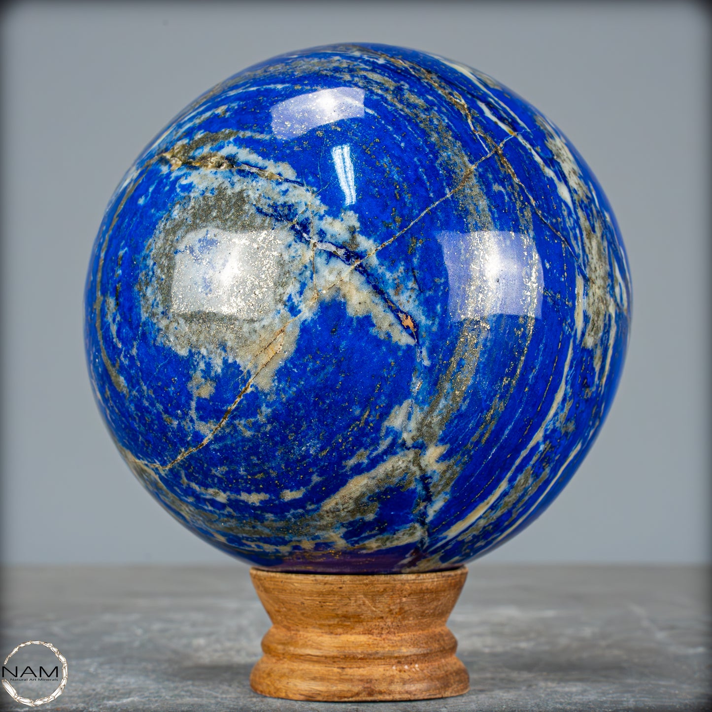 Natürliche Lapislazuli-Kristall-Kugel - 2002,78g - 115mm