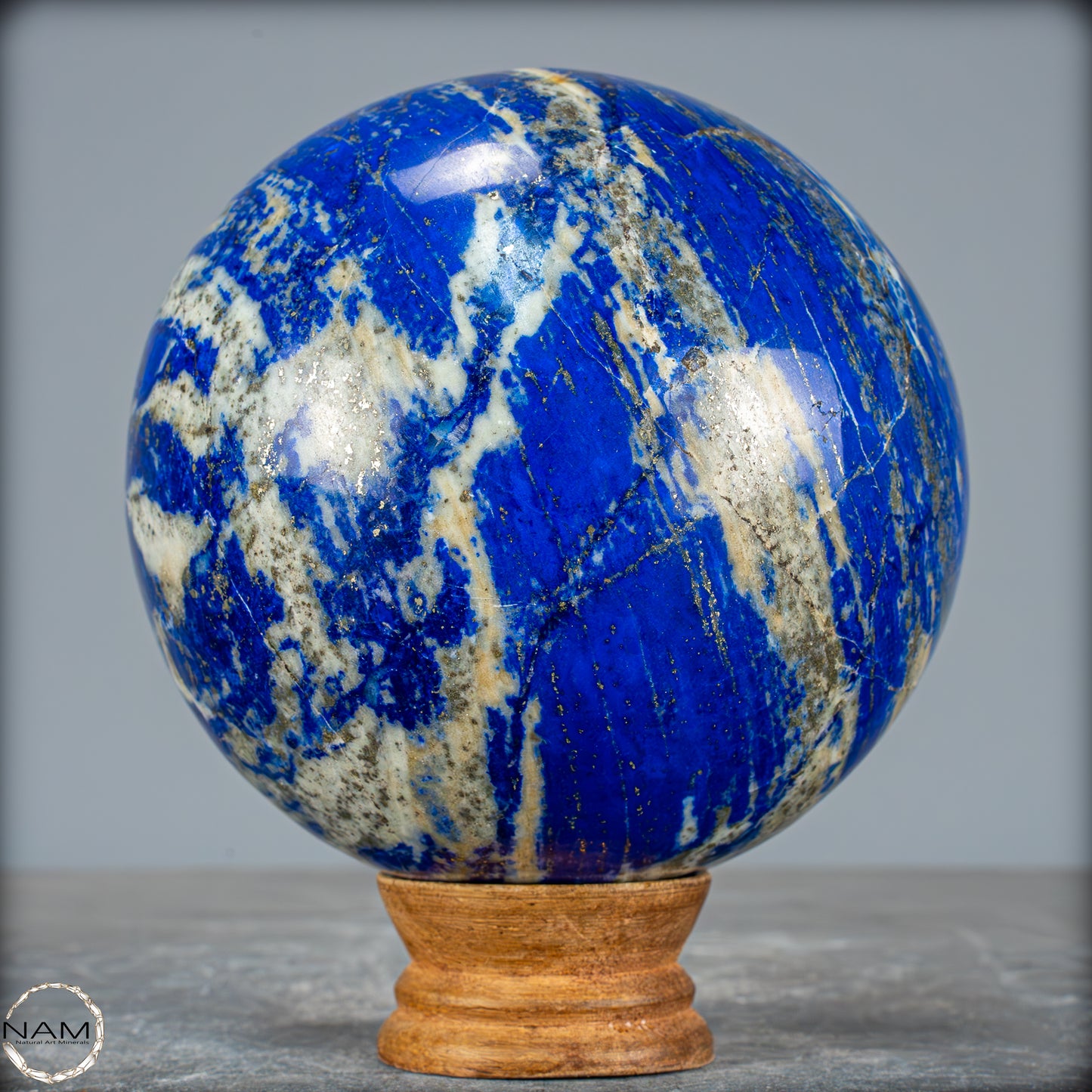 Natürliche Lapislazuli-Kristall-Kugel - 2002,78g - 115mm