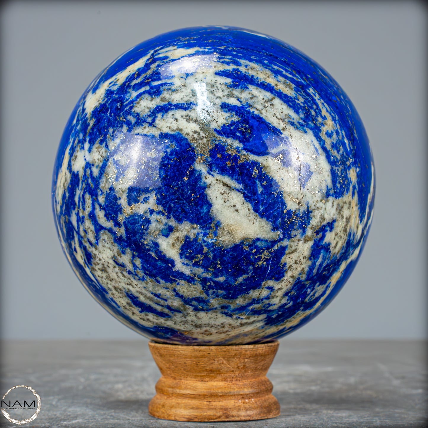 Natürliche Lapislazuli-Kristall-Kugel - 2002,78g - 115mm