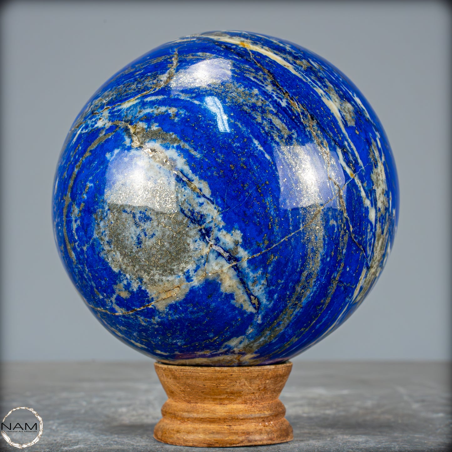 Natürliche Lapislazuli-Kristall-Kugel - 2002,78g - 115mm