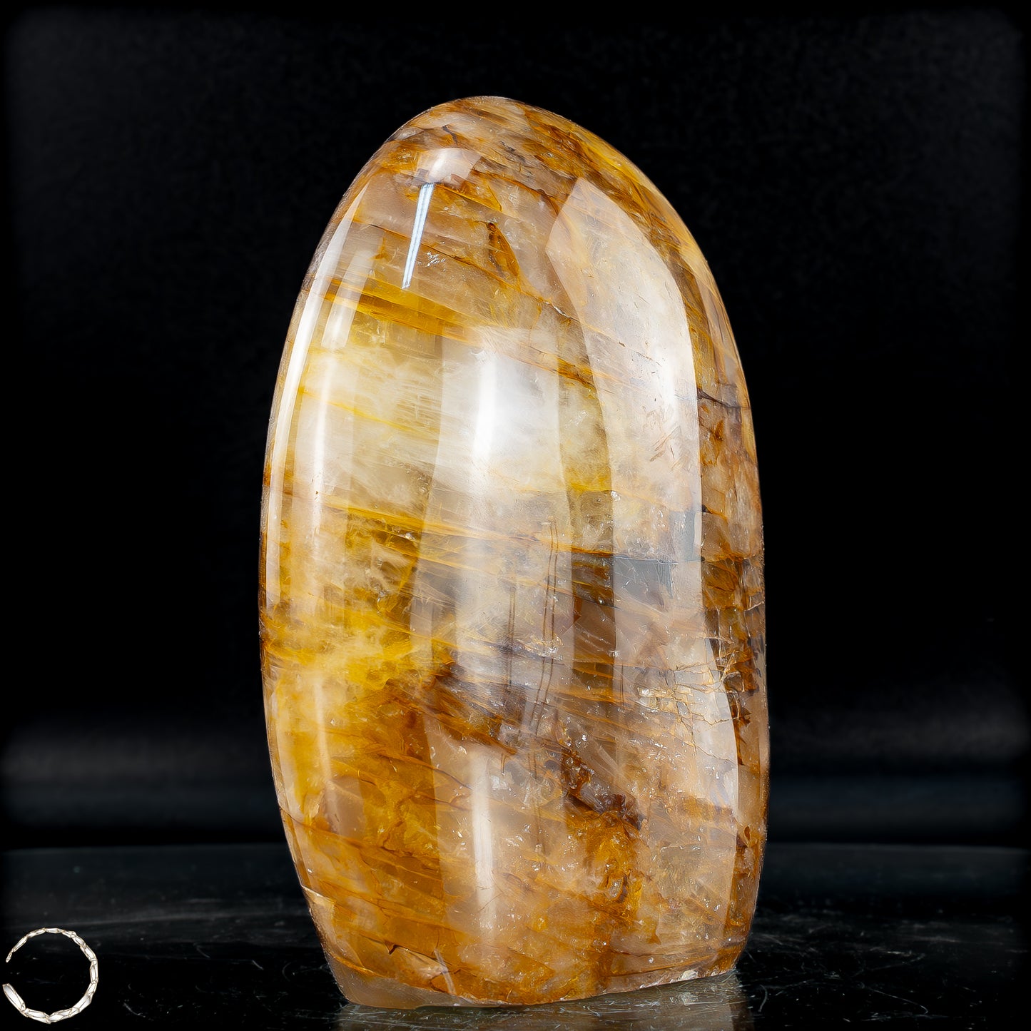 Natürliche Golden Healer Quarz-Kristall Freiform - 723,45g