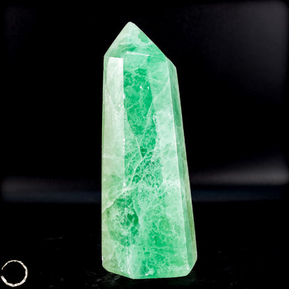 Natürlicher Grüner Fluorit-Kristall Obelisk - 312,45g