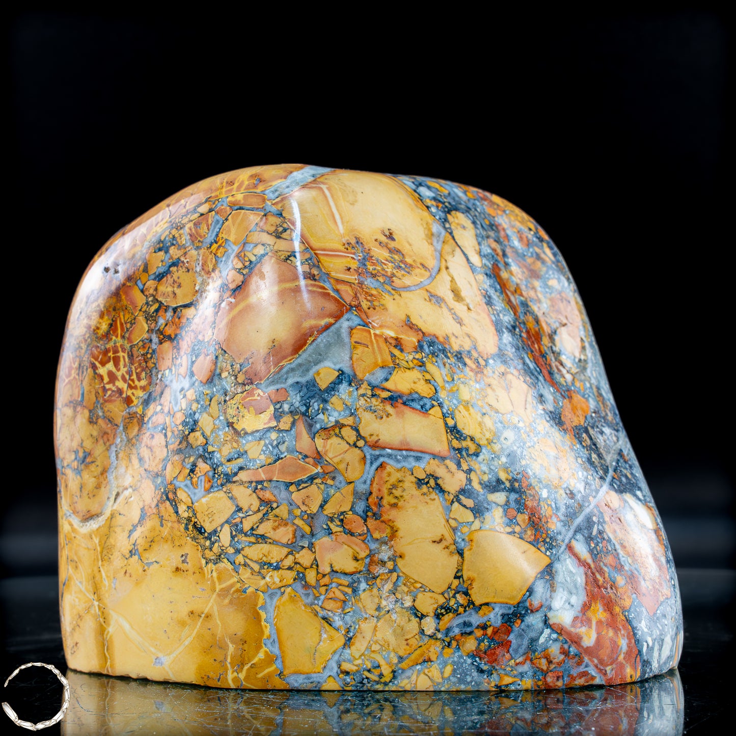 Natürliche Indonesische Picture Jasper-Kristall Freiform – 1502,64g