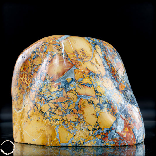 Natürliche Indonesische Picture Jasper-Kristall Freiform – 1502,64g