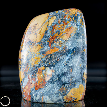 Natürliche Indonesische Picture Jasper-Kristall Freiform – 1502,64g