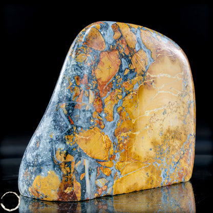 Natürliche Indonesische Picture Jasper-Kristall Freiform – 1502,64g
