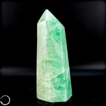 Natürlicher Grüner Fluorit-Kristall Obelisk - 312,45g