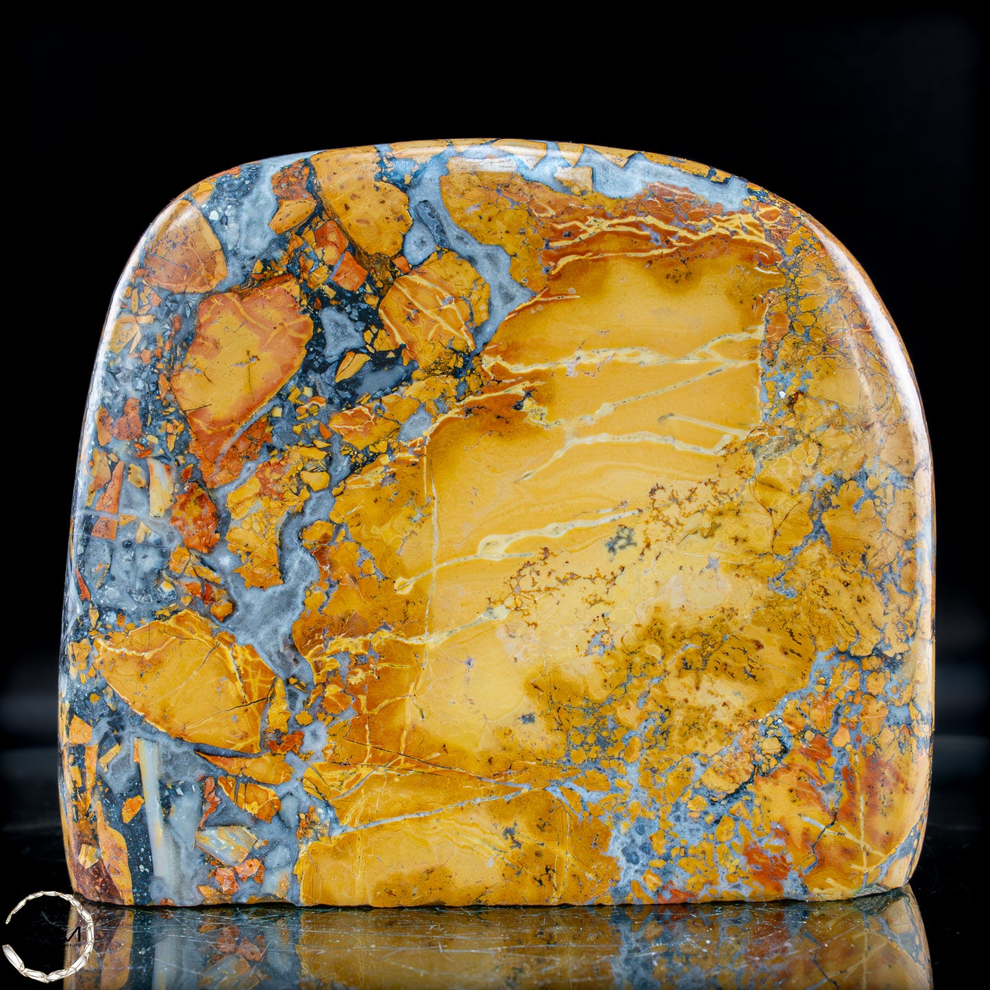 Natürliche Indonesische Picture Jasper-Kristall Freiform – 1502,64g
