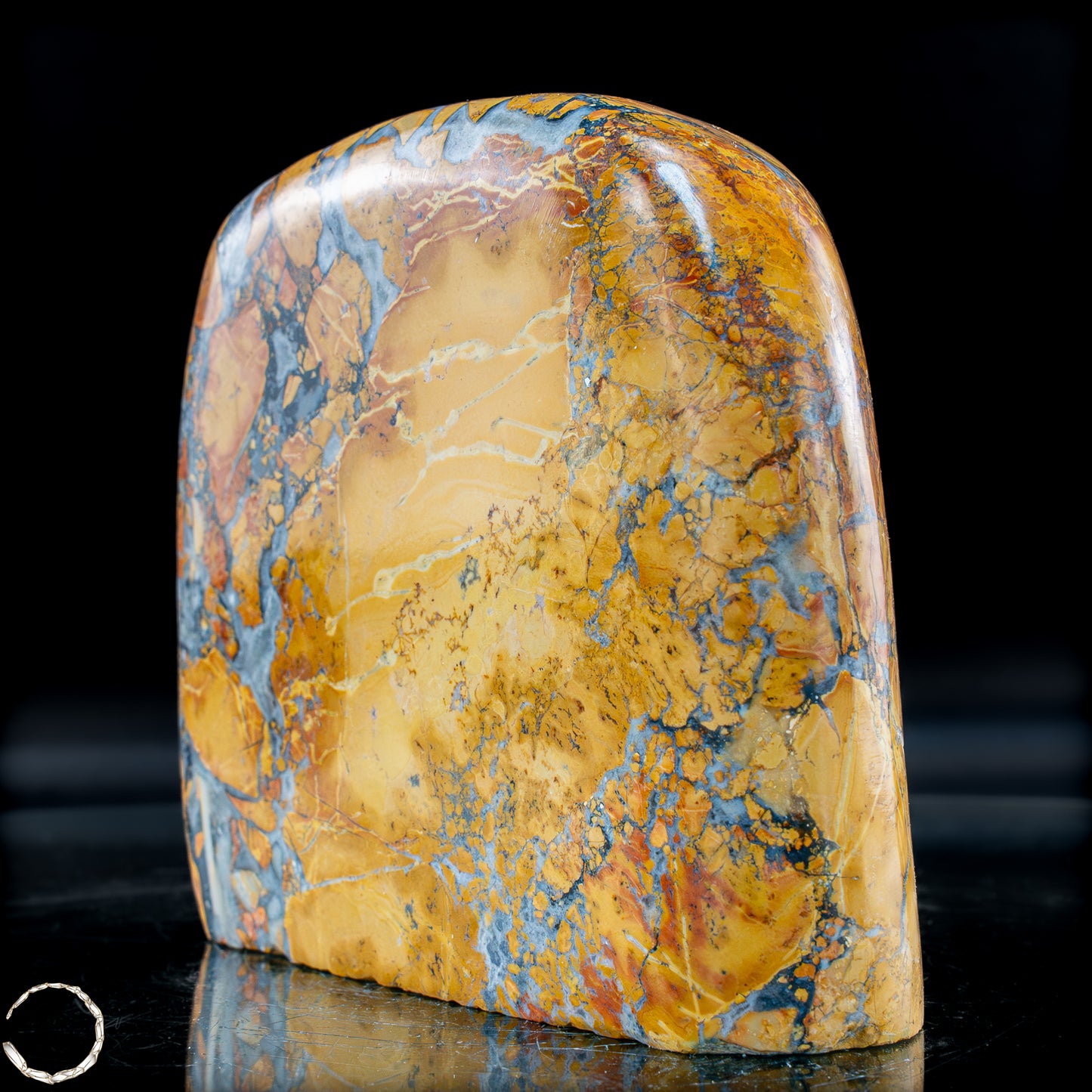 Natürliche Indonesische Picture Jasper-Kristall Freiform – 1502,64g