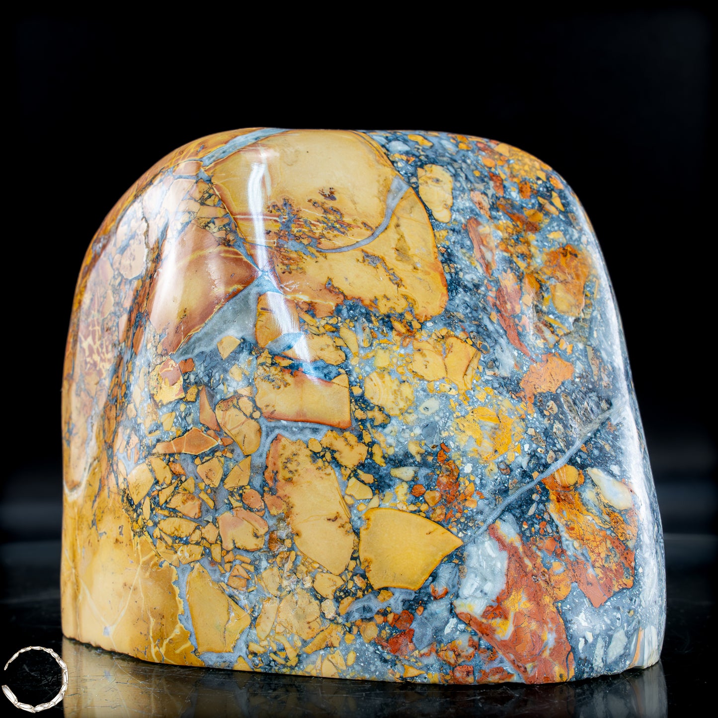 Natürliche Indonesische Picture Jasper-Kristall Freiform – 1502,64g