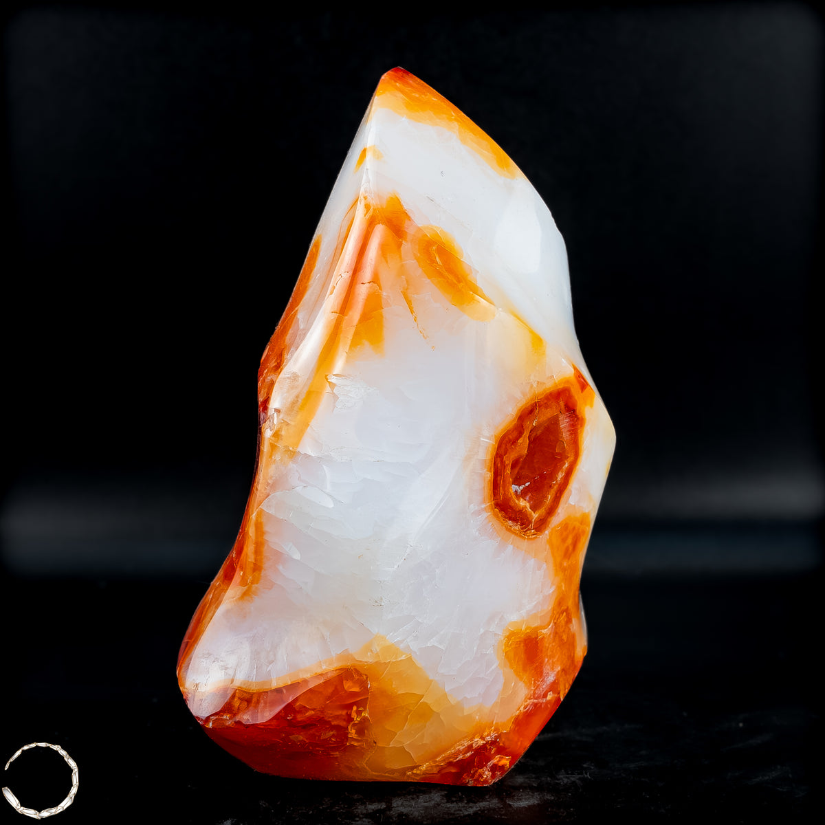 Natürlicher Roter Carneol-Kristall Flamme - 391,91g