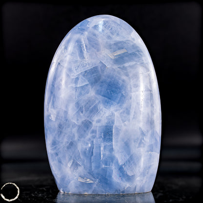 Natürliche Blaue Calcit-Kristall Freiform - 592,92g