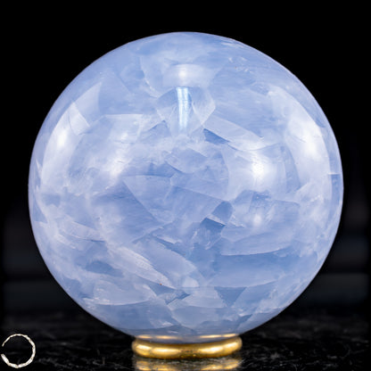 Natürliche Blaue Calcit-Kristall Kugel - 621,27g
