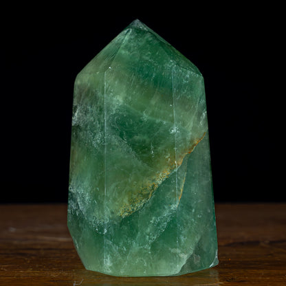 Natürlicher Grüner Fluorit Obelisk - 1412,79g