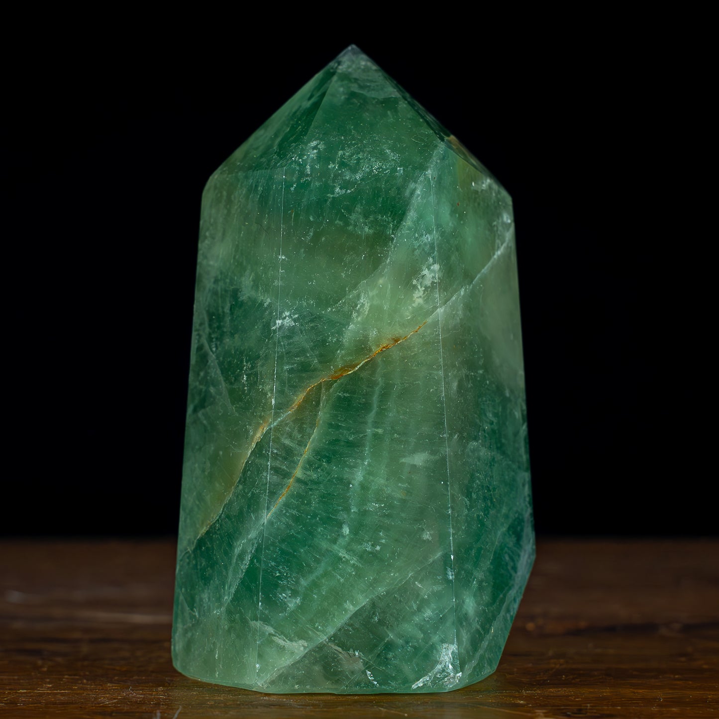 Natürlicher Grüner Fluorit Obelisk - 1412,79g