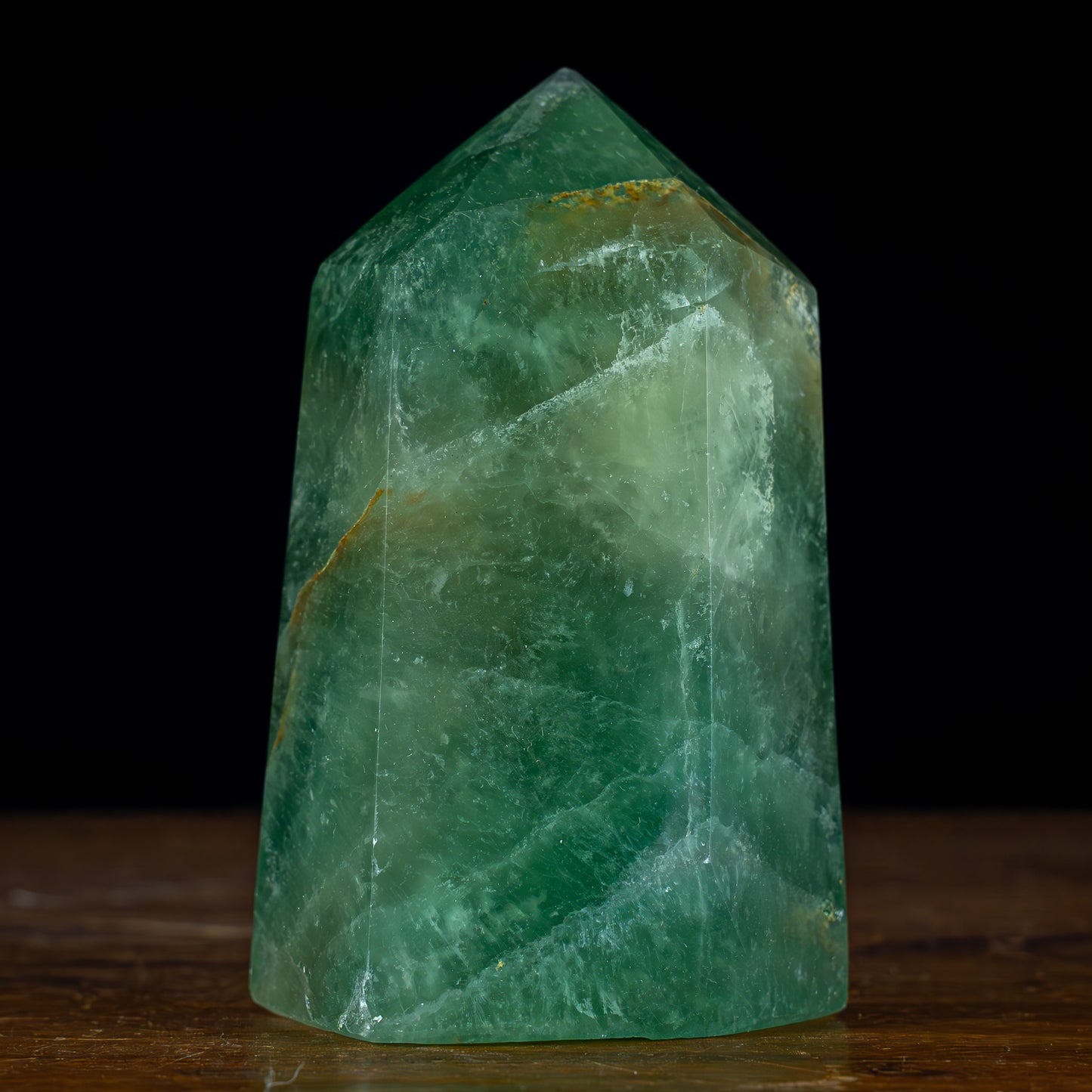 Natürlicher Grüner Fluorit Obelisk - 1412,79g