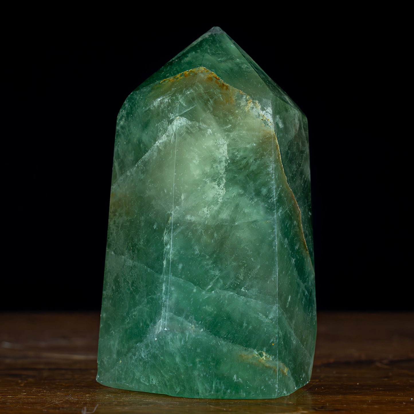 Natürlicher Grüner Fluorit Obelisk - 1412,79g