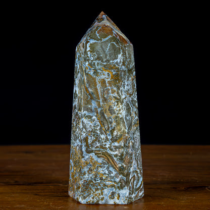 Jaspis-Achat Obelisk - 1518,52g