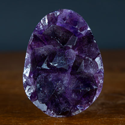 Wunderschönes Lila-Grünes Amethyst Ei Druse  – 187,59g