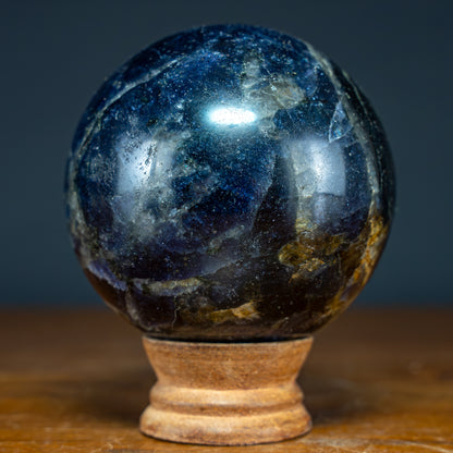 Natürliche Blaue Cordierit Kugel, Spitzenqualität - 791,41g - 82mm