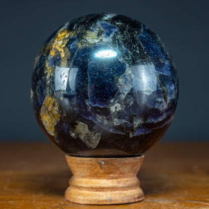 Natürliche Blaue Cordierit Kugel, Spitzenqualität - 791,41g - 82mm