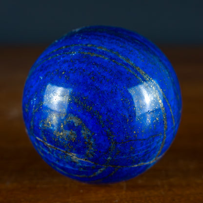 Lapislazuli-Kugel AA++ Qualität - 286,02g - 56,3mm