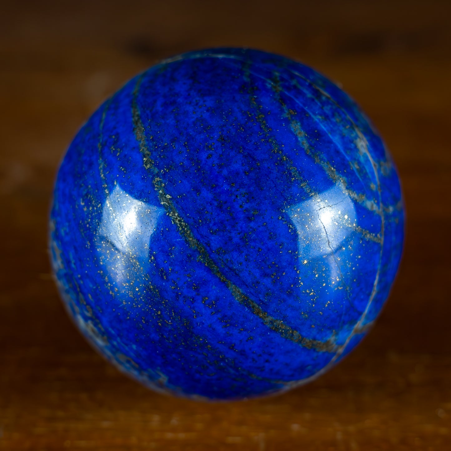 Lapislazuli-Kugel AA++ Qualität - 286,02g - 56,3mm