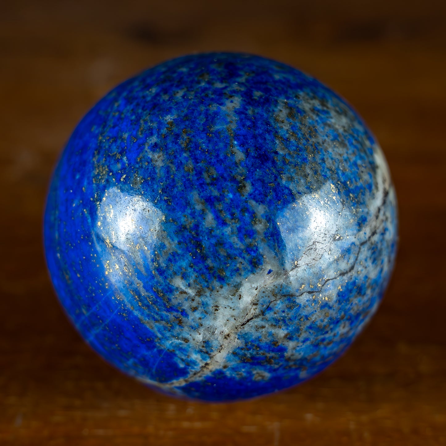 Lapislazuli-Kugel AA++ Qualität - 286,02g - 56,3mm