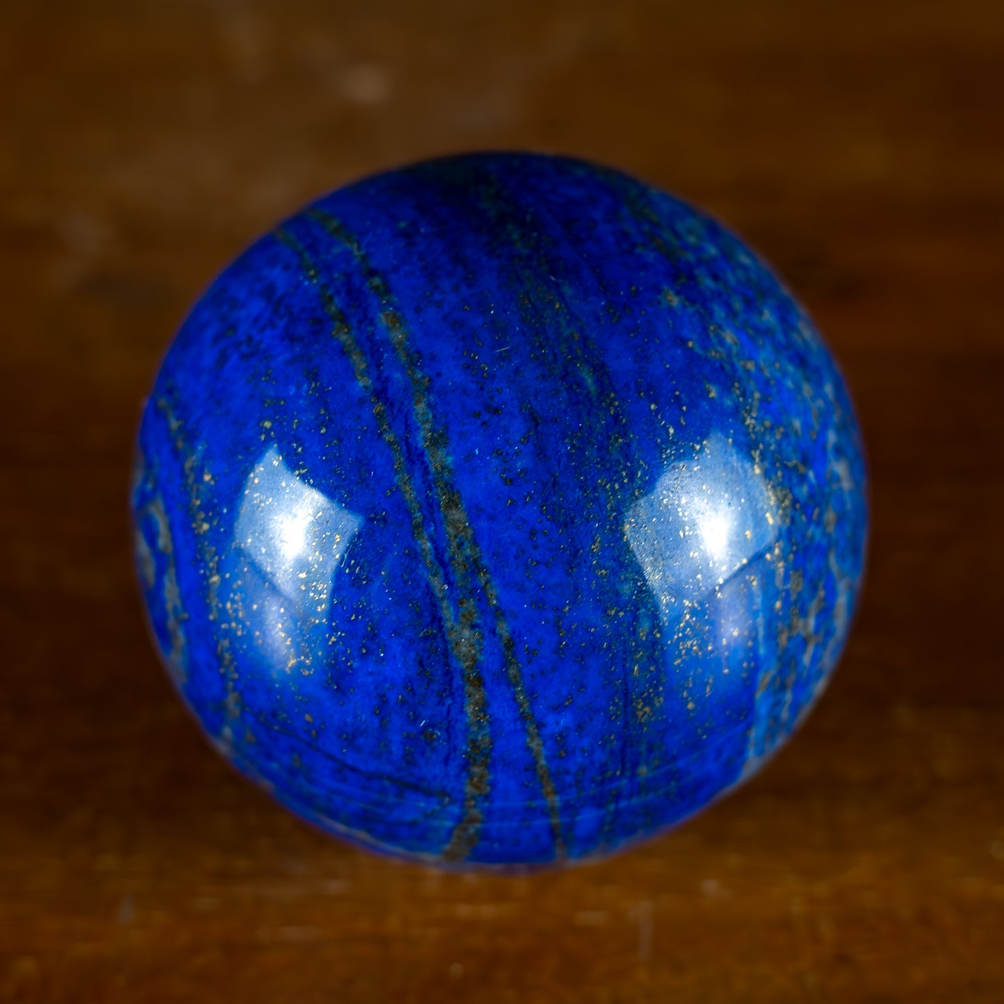 Lapislazuli-Kugel AA++ Qualität - 286,02g - 56,3mm