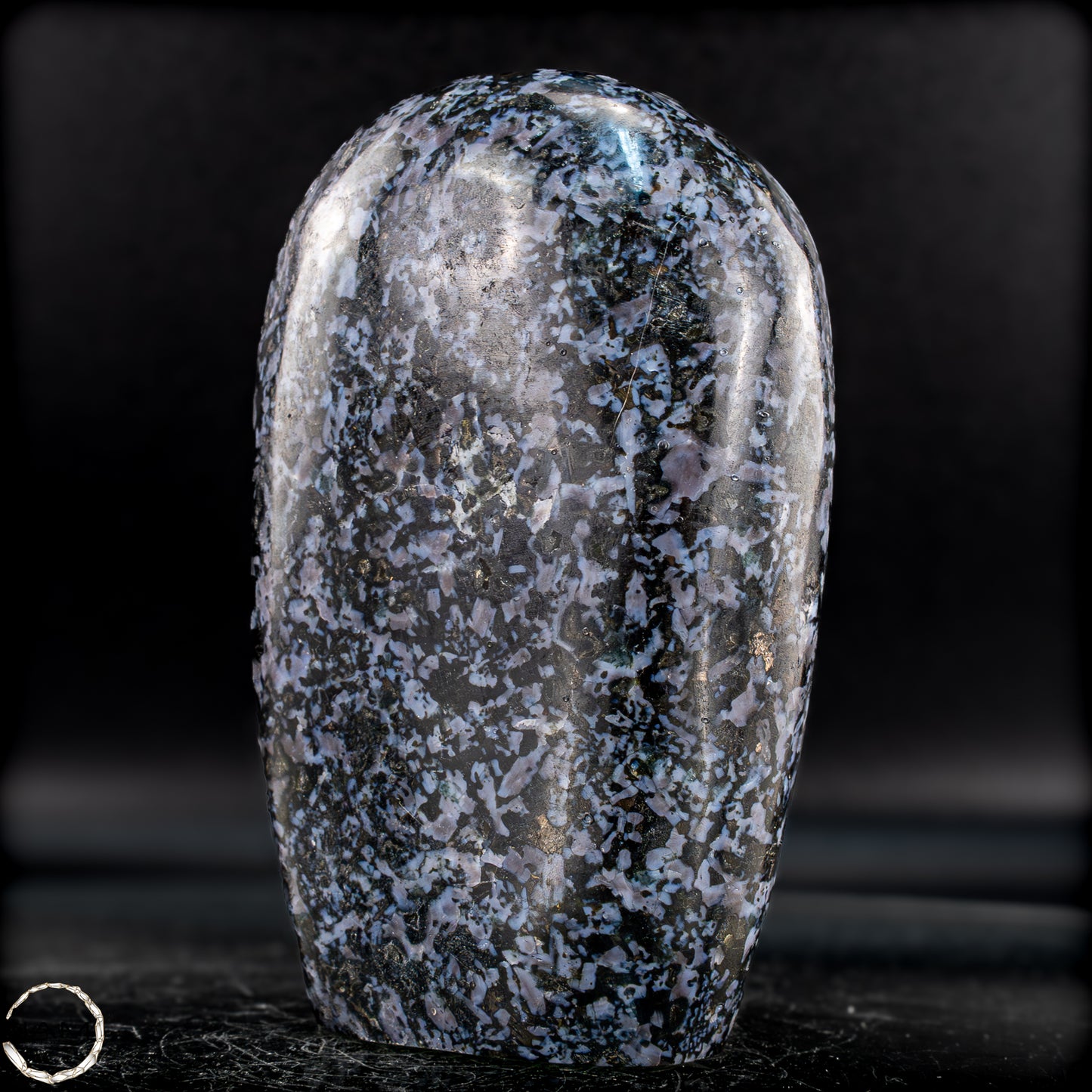 Natürliche Merlinit (Gabbro) Kristall Freiform - 1007,46g