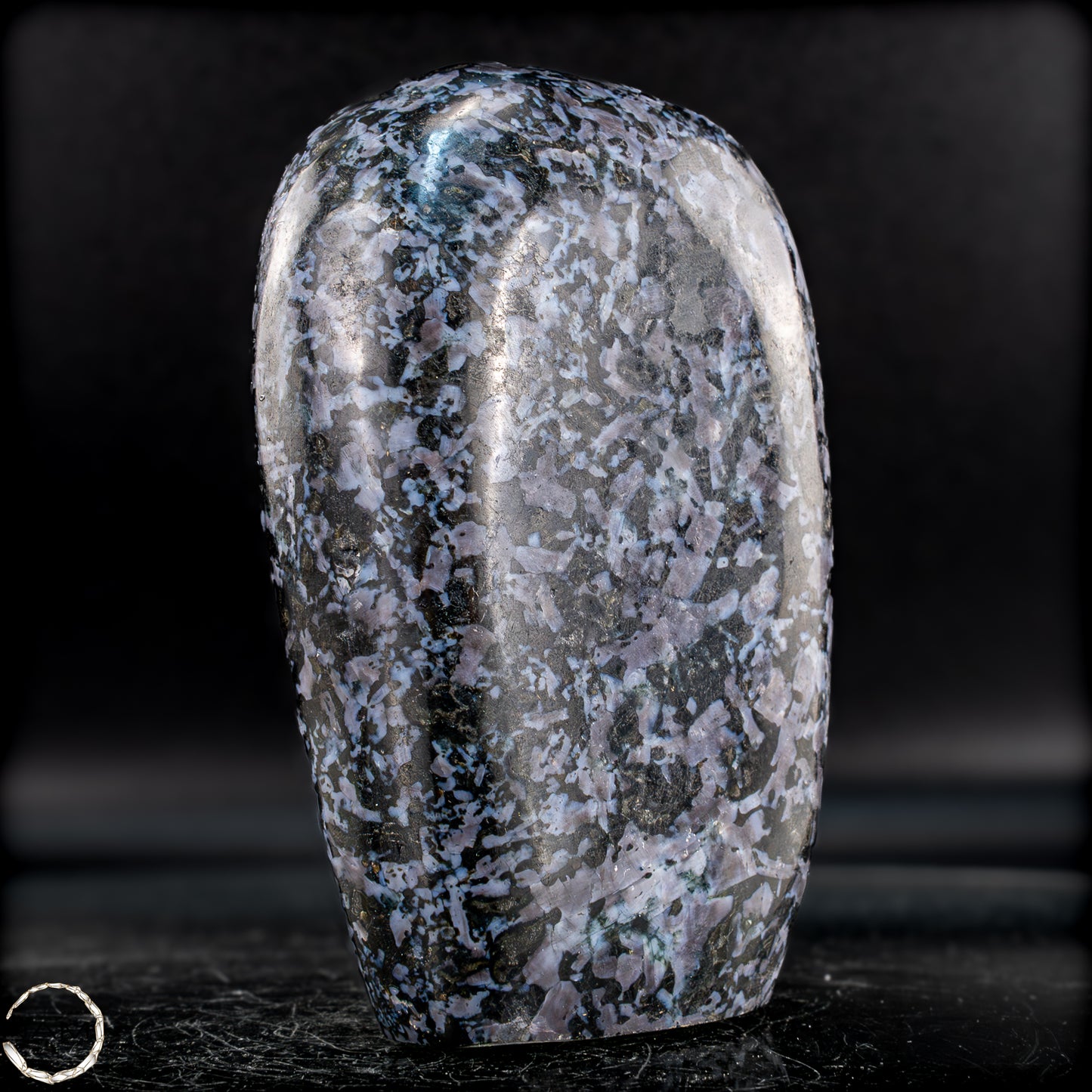 Natürliche Merlinit (Gabbro) Kristall Freiform - 1007,46g