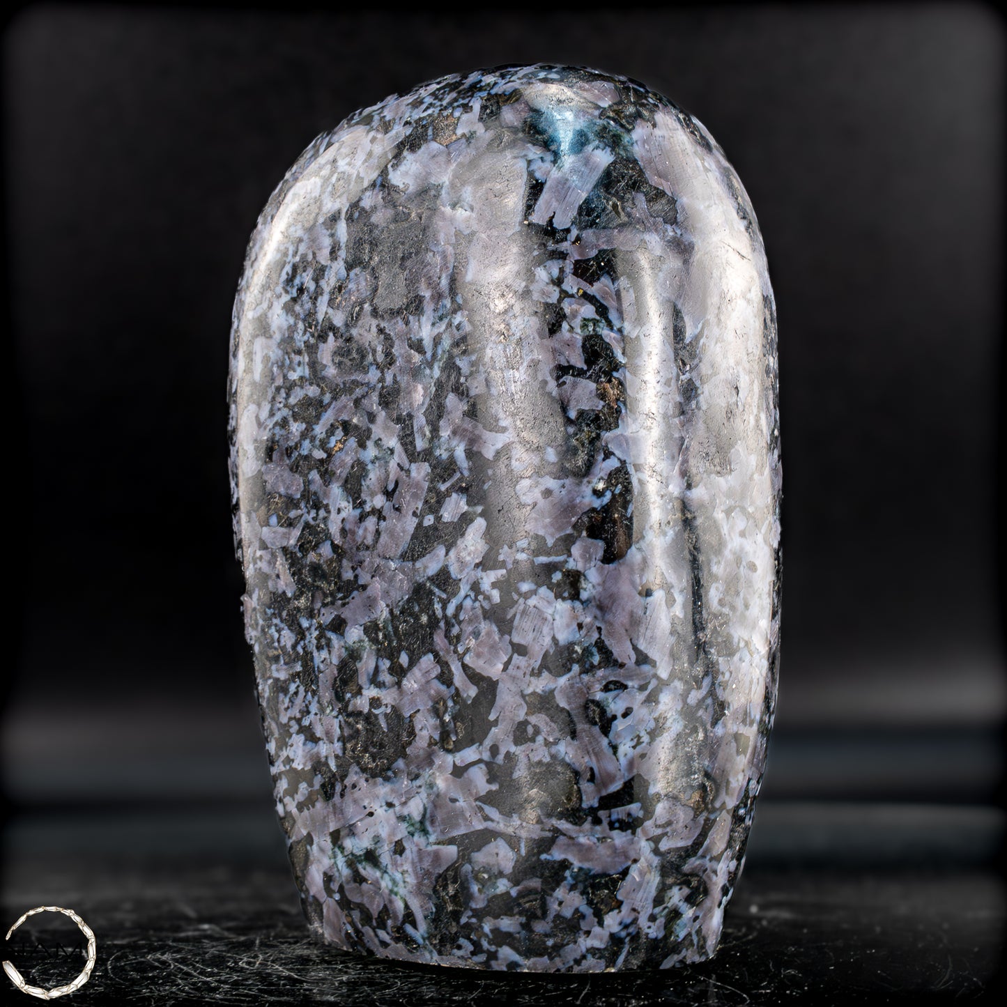 Natürliche Merlinit (Gabbro) Kristall Freiform - 1007,46g