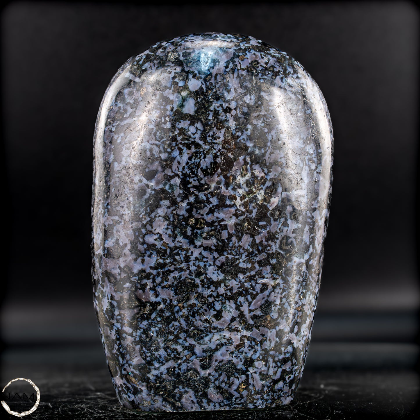 Natürliche Merlinit (Gabbro) Kristall Freiform - 1007,46g