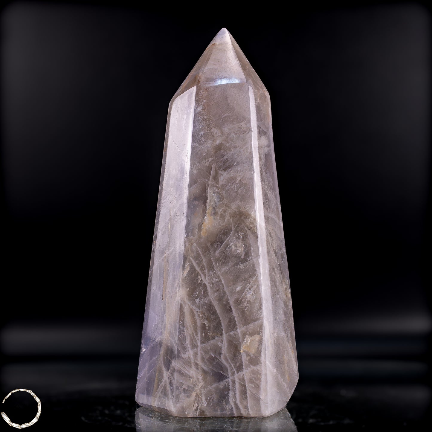 Natürlicher Lila-Lavendel-Rosenquarz Obelisk aus Brasilien - 812,54g