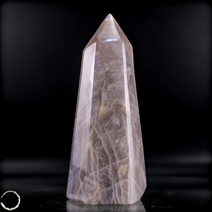 Natürlicher Lila-Lavendel-Rosenquarz Obelisk aus Brasilien - 812,54g