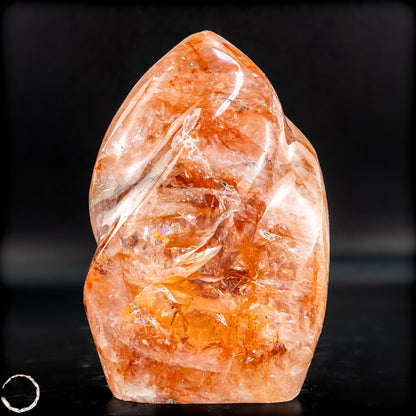 Natürliche Rote Feuerquarz Flamme - 284,16g
