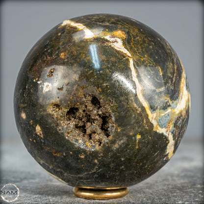 Natürliche Ozean-Jaspis Kugel - 859,35g - 87mm