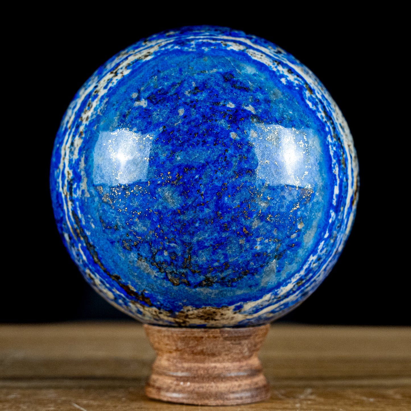 Natürliche Große Königsblaue Lapislazuli-Kugel - 1673,98g - 100,82mm