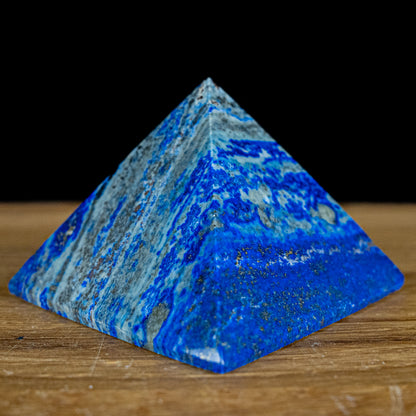 Natürliche Große Dekorative AAA++ Lapislazuli Pyramide - 461,78g