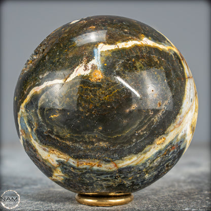 Natürliche Ozean-Jaspis Kugel - 859,35g - 87mm