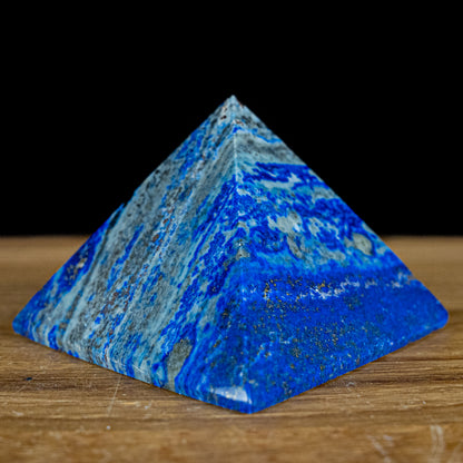 Natürliche Große Dekorative AAA++ Lapislazuli Pyramide - 461,78g