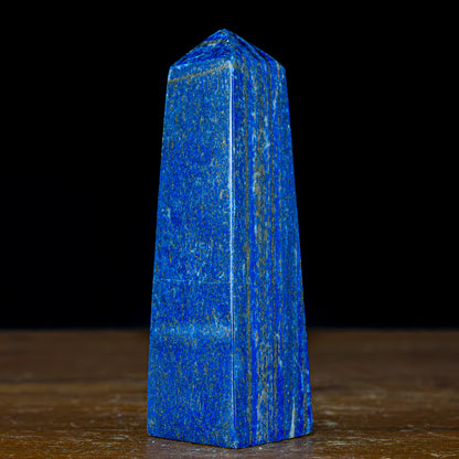 Natürlicher Königsblauer Lapislazuli Kristall-Obelisk, Spitzenqualität - 338,85g